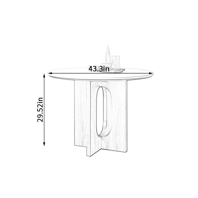 Table ronde Modern Modern