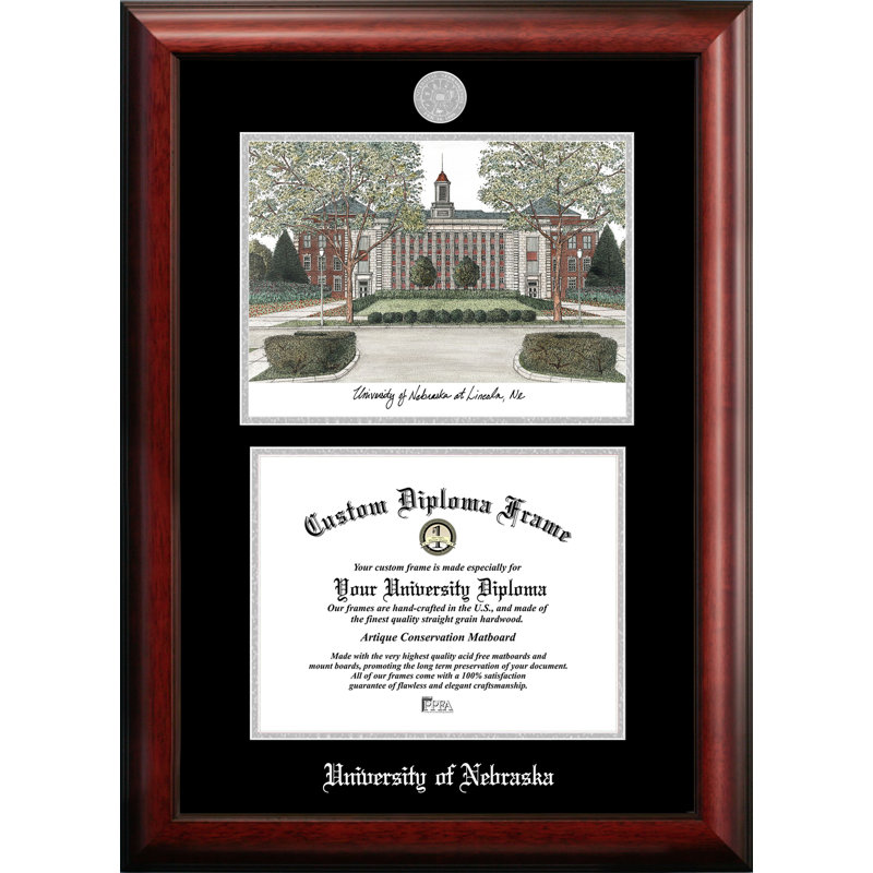 Brown Wood Embossed Picture Frame