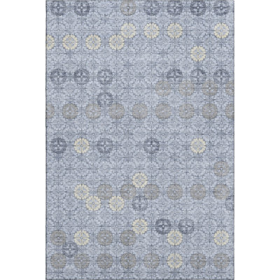 Premium Machine Washable Xamiera AMF1855 Geometric Rug