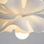 Luminaire suspendu 1 lumière fleur blanche-1567379639