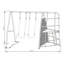 AXI Metal Swing Set with 2 Swing(s)