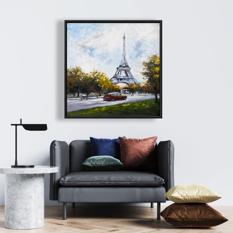 " Driving Near The Eiffel Tower "