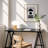 Ivy Wood 9.5" Modern LED Table Lamp with Oval Frosted Glass Shade and Phone Charging USB-C Port-521710563-521710562