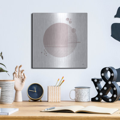 'Tribeca 2 Mauve' by Melissa Averinos Metal Wall Art