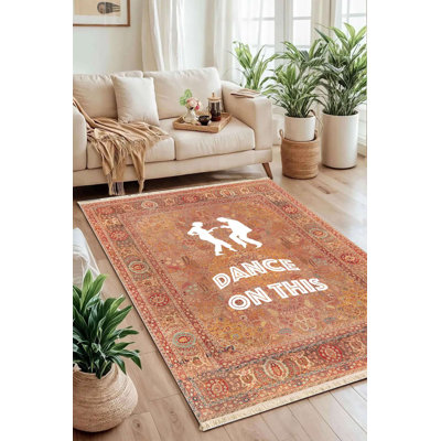 Tapis terre cuite Sultan's Dance
