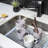 Adjustable Steel Over The Sink Dish Rack-71298123