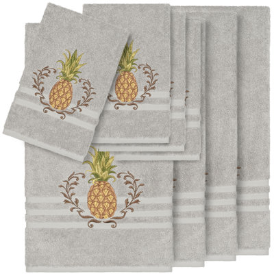 Welcome 8 Piece Turkish Cotton Towel Set