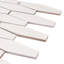 Carreau de mosaïque en porcelaine nid d'abeille 1,5 po x 4,9 po-66982323
