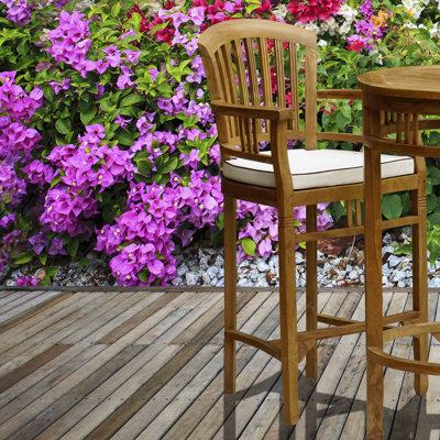 Bauman Teak Outdoor Stool