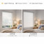 Store zébré Shadesu pour fenêtres, l 27 po x H 72 po, blanc, abat-jour zébré à double couche sans contrôle, contrôle de la lumière pour le jour et la nuit, stores transparents pour fenêtres d'intérieur, chambre à coucher, cuisine-2127062088-2127062081