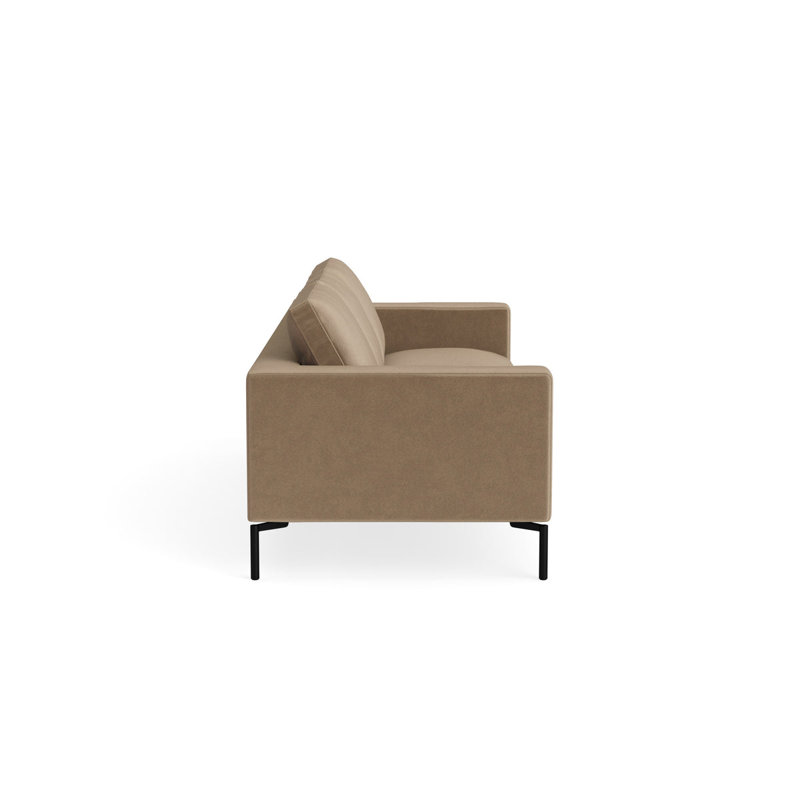 MTO - The New Standard Sofa, 32" H x 92" W x 35" D, Otter Velvet