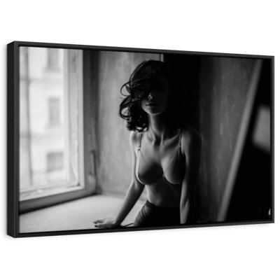 Femme séduisante, reproduction sur toile
