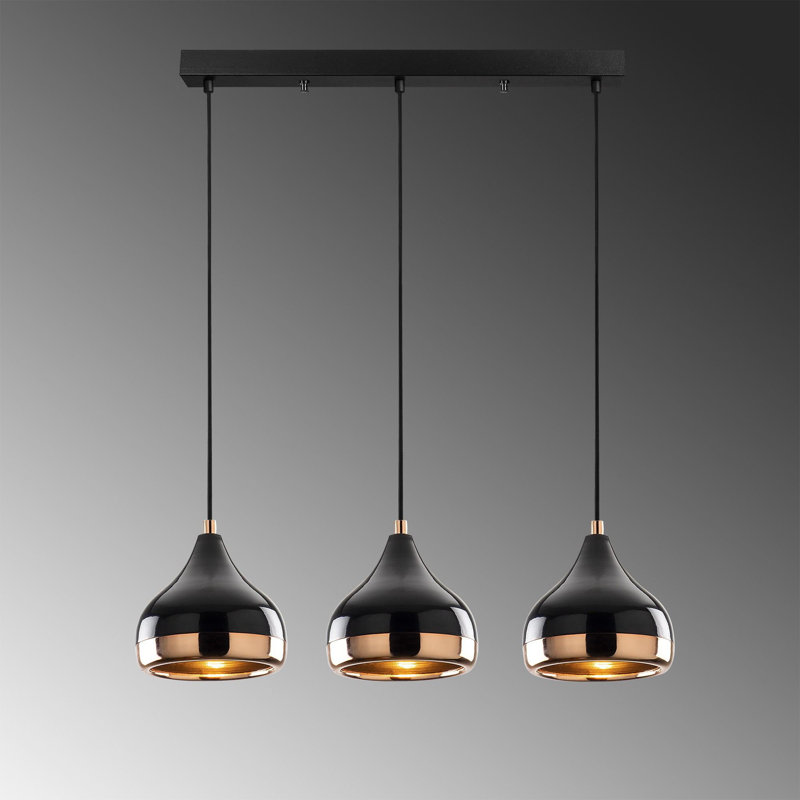 Lustre, Cuivre / noir