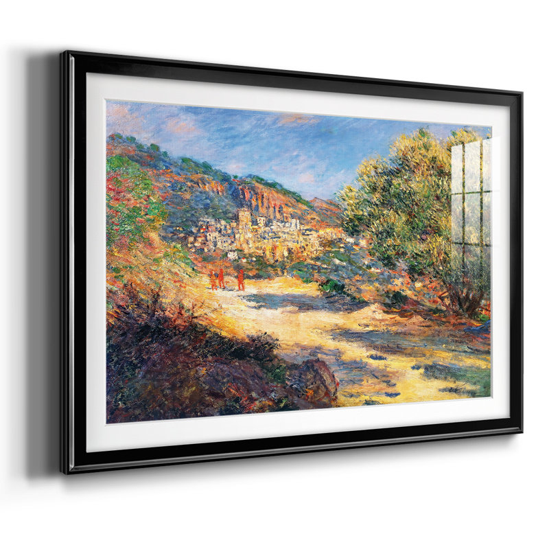 La route de Monte-Carlo, 1883, Noir, H 19 po x l 27 po x P 1,5 po