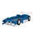 Twin Size Car-Themed Platform Bed On Wheels, Wooden Car Bed Frame For Children-1386518218