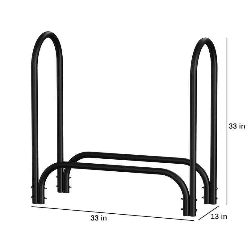 Aleyha 33'' W Metal Log Rack