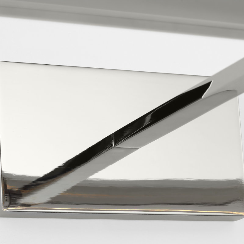 Trave Dimmable LED Wall Mount Picture Light, 2.5" H x 24" W x 6.8" D, Polished Nickel