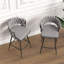 Ensemble de tabourets de bar 28 po en lin tissé 28 po