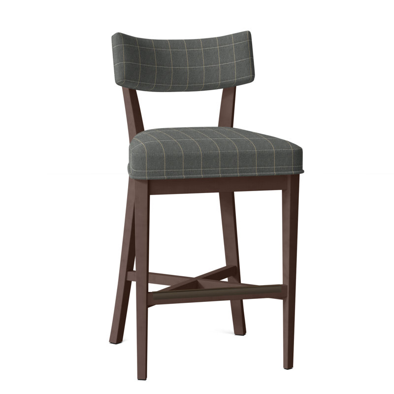 Tabouret de bar 29,5 po Juliet, Perigold Youngman Zinc, Tabac, Tabouret de comptoir (siège d'une hauteur de 25,5