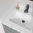 21 In. Engineered Stone Vanity Backsplash 4 In. Bathroom Vanity Back Splash In Carrara White