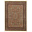 Hand Knotted Wool Oriental Area Rug in Ivory And Green