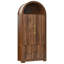 Vitrine arquée de 72 po de hauteur avec portes cannelées-129990706