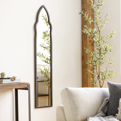 Miroir mural plat en fer