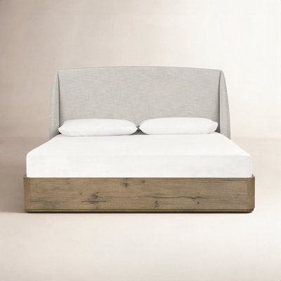 Tenby Wingback Oak Bed