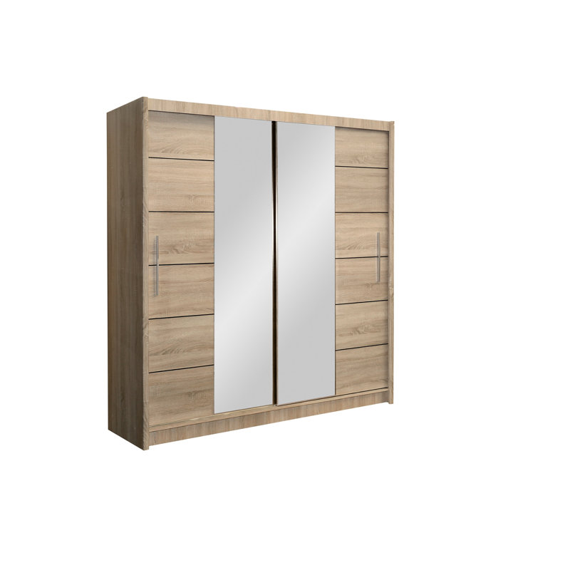 Bhopal Manufactured Wood Wardrobe, Oak