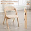 Chaise rembourrée empilable rembourrée et rembourrée-106402244