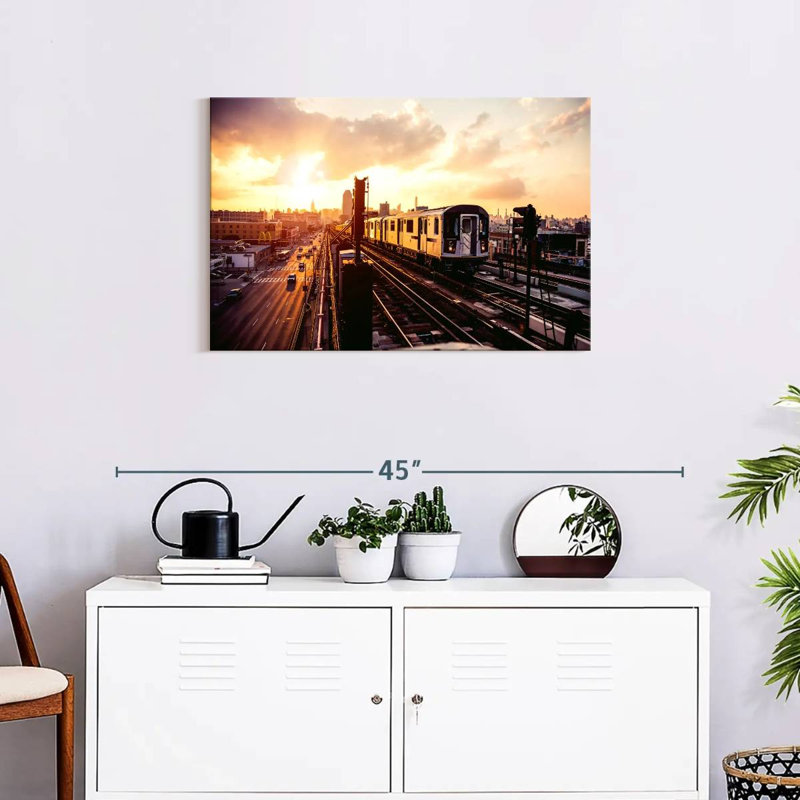 Mehar New York Train, 20'' H x 30'' W