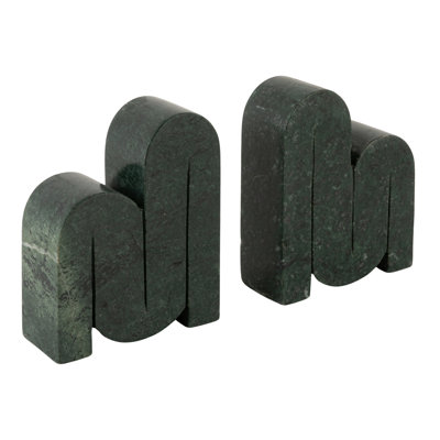 Marble Contemporary Arched Stone Bookends