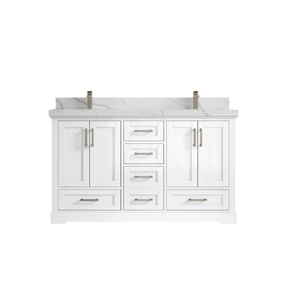Ensemble de meuble-lavabo double 60 po Esin