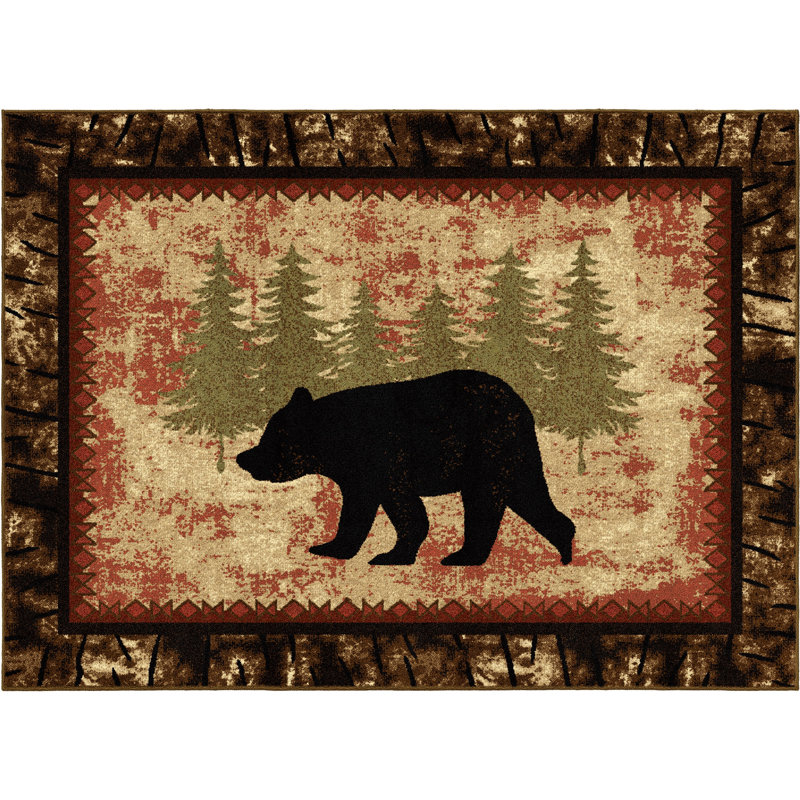 Tapis Burrill, Rectangle 5 pi 3 po x 7 pi 3 po