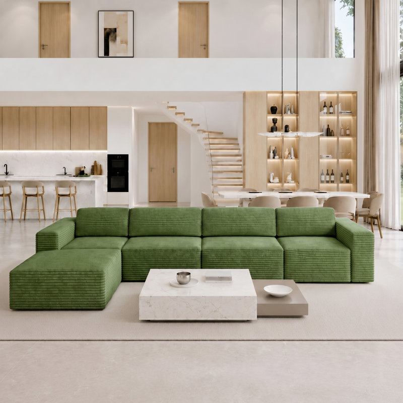 Sectional, Green