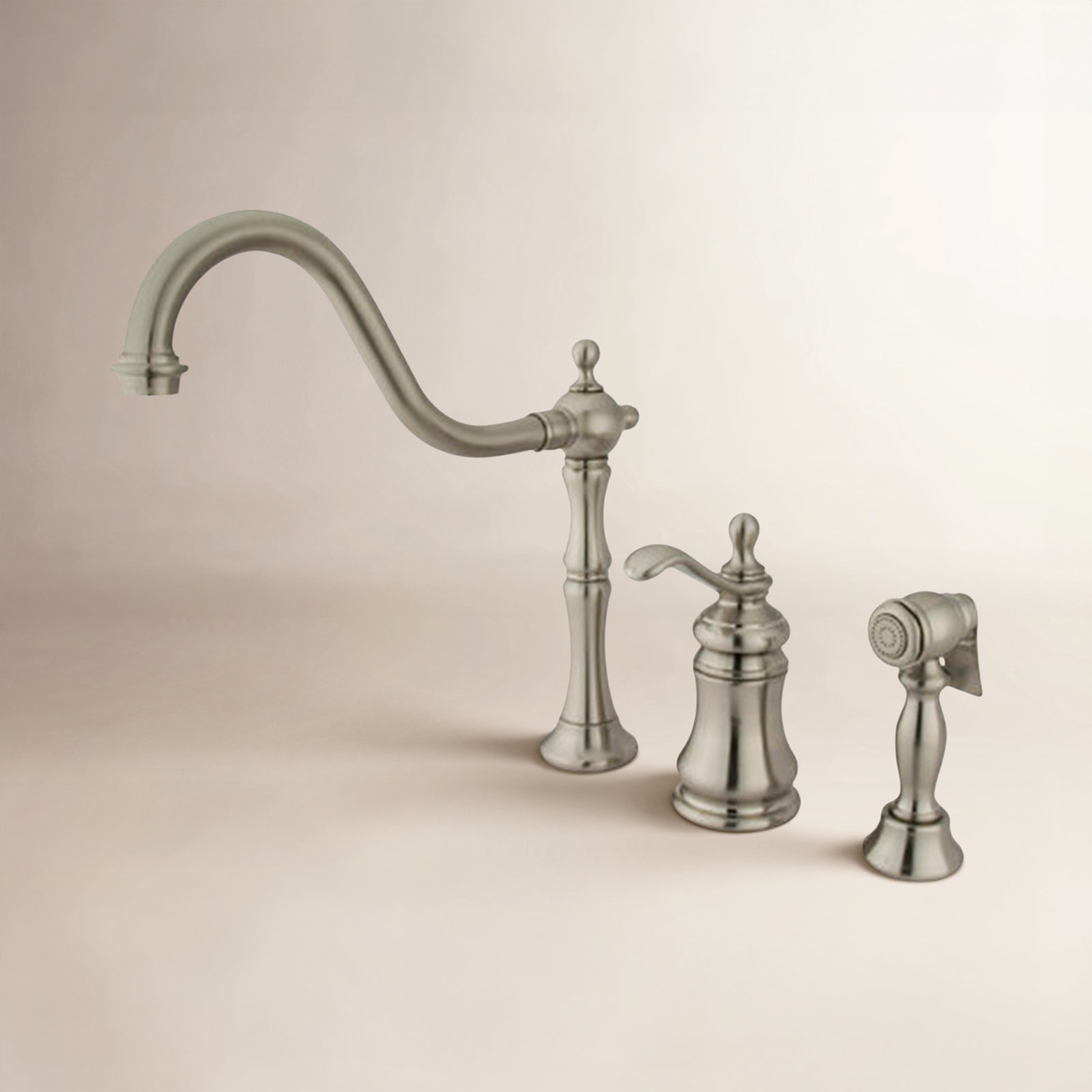 Kingston Brass Templeton Widespread Faucet, Brushed Nickel