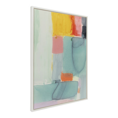 «United Colors II» par Amy Lighthall, reproduction d'art sur toile encadrée