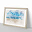 Beach in Mexico Watercolour - Picture Frame Graphic Art Print-56740044-56740045