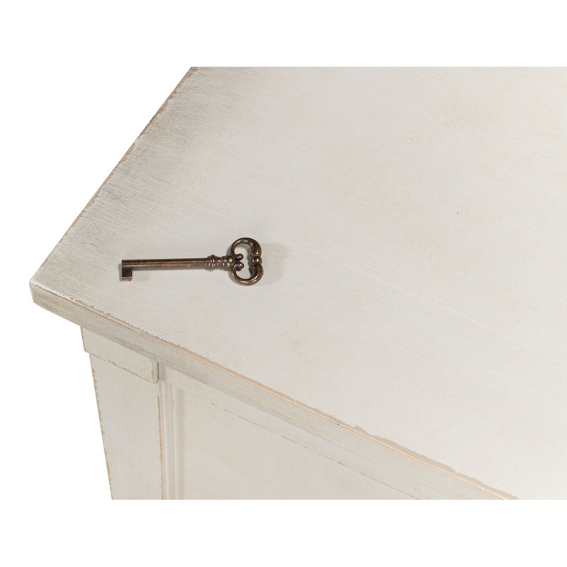 Montgomeryville 75'' W Solid Wood Sideboard, Whitewash