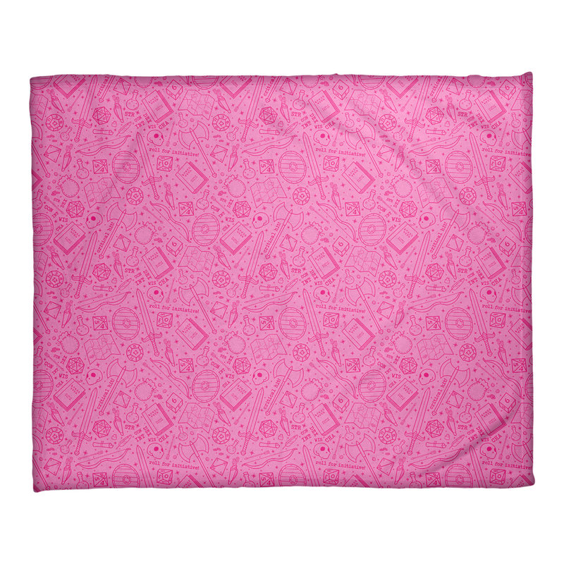 Couverture Katelyn Elizabeth RPG, l 52,5 po x L 62,5 po, Rose