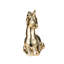 Figurine licorne 11 x 4,5 x 9 po, doré