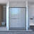 56-60"X70" Aluminum Frame Double Sliding Shower Door,Bypass Bathroom Sliding Door With Premium 5/16" (8Mm) Clear Tempered Glass, Black Hardware Sliding Glass Shower Enclosure,Matte Black Finished