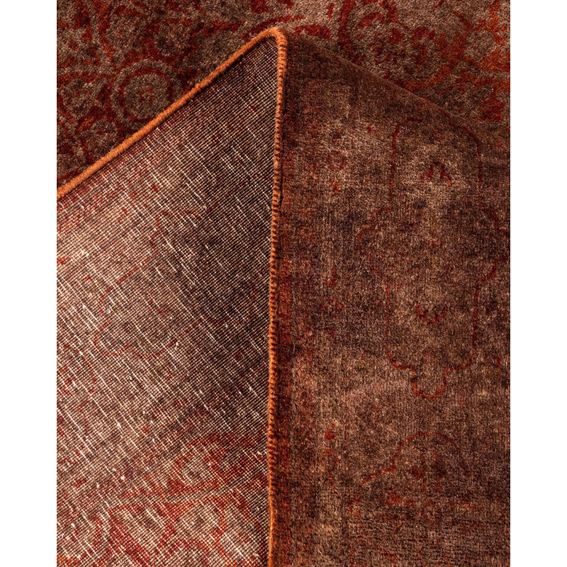 Fine Vibrance One-of-a-Kind 4' 1" X 6' 3" Hand Knotted Area Rug
