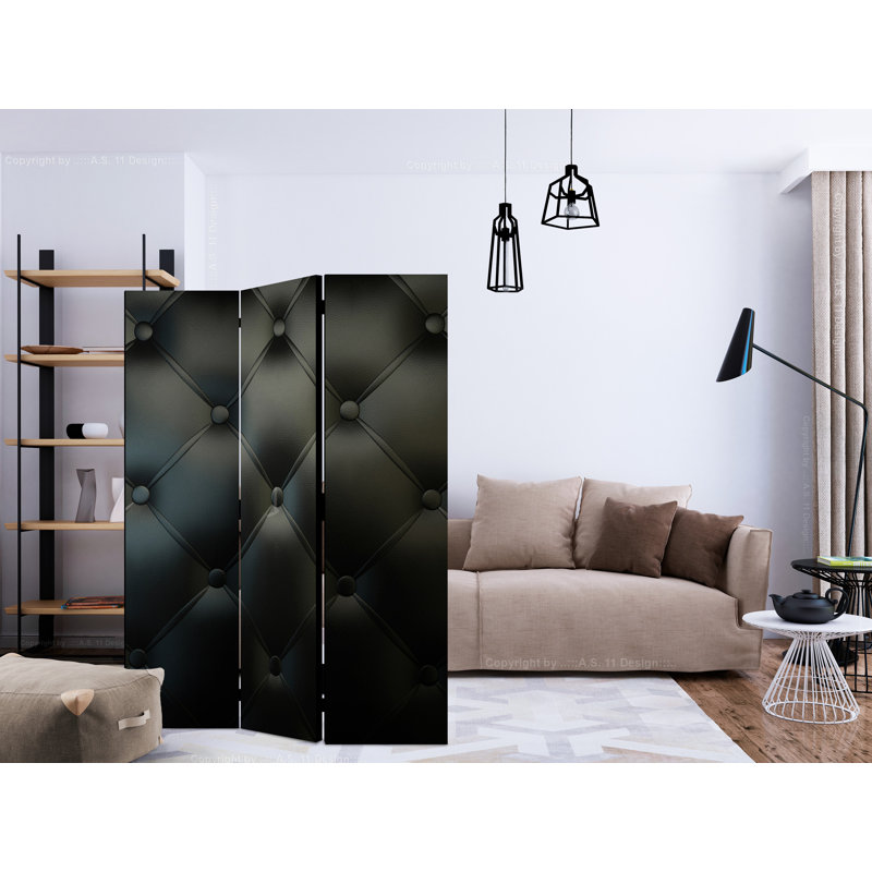 Hovhannes 172cm H Solid Wood Folding Room Divider, 3
