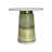 Glass and Marble Accent Table with Tapered Base-61667899