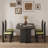 Creative solid wood table dining set-109663757