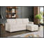 Canapé modulaire rembourré avec méridienne, canapé-lit simple convertible et coussins de dossier amovibles pour un confort accru-2112273670