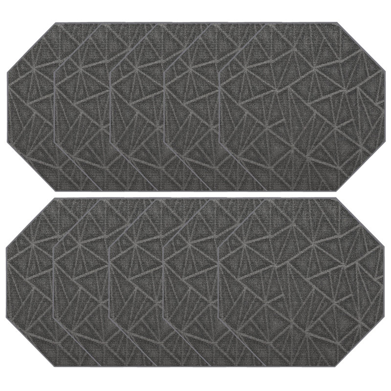 Tapis décoratif intérieur / extérieur Furnish My Place, Octogone 2 pi