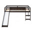 Lit mezzanine simple avec glissade-218115180