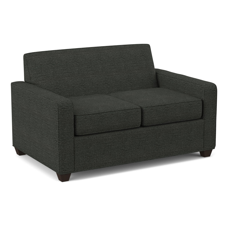 Avery 56" Square Arm Loveseat, Cafelle, Antic Pepper